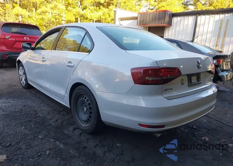 2017 Volkswagen Jetta 1.4T S из США, поврежденный, VIN 3VW2B7AJ4HM233162